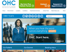 Tablet Screenshot of ohcare.com